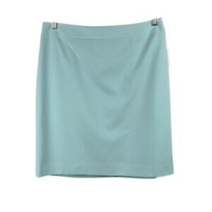 Apostrophe Baby Blue Lined Knee Length Pencil Skirt NWT Size 14 Career Wear